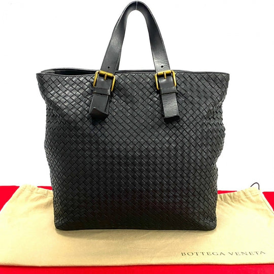 BOTTEGAVENETA Tote Bag leather black