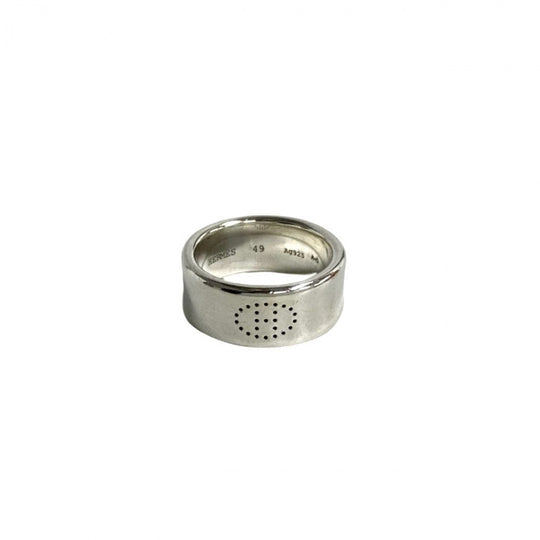 HERMES Ring Silver925 Silver Eclipse Ribbon Ring