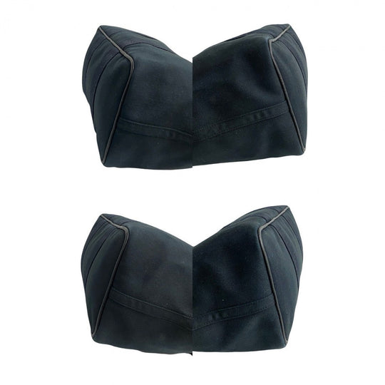 HERMES Handbag leather black Valparaiso MM