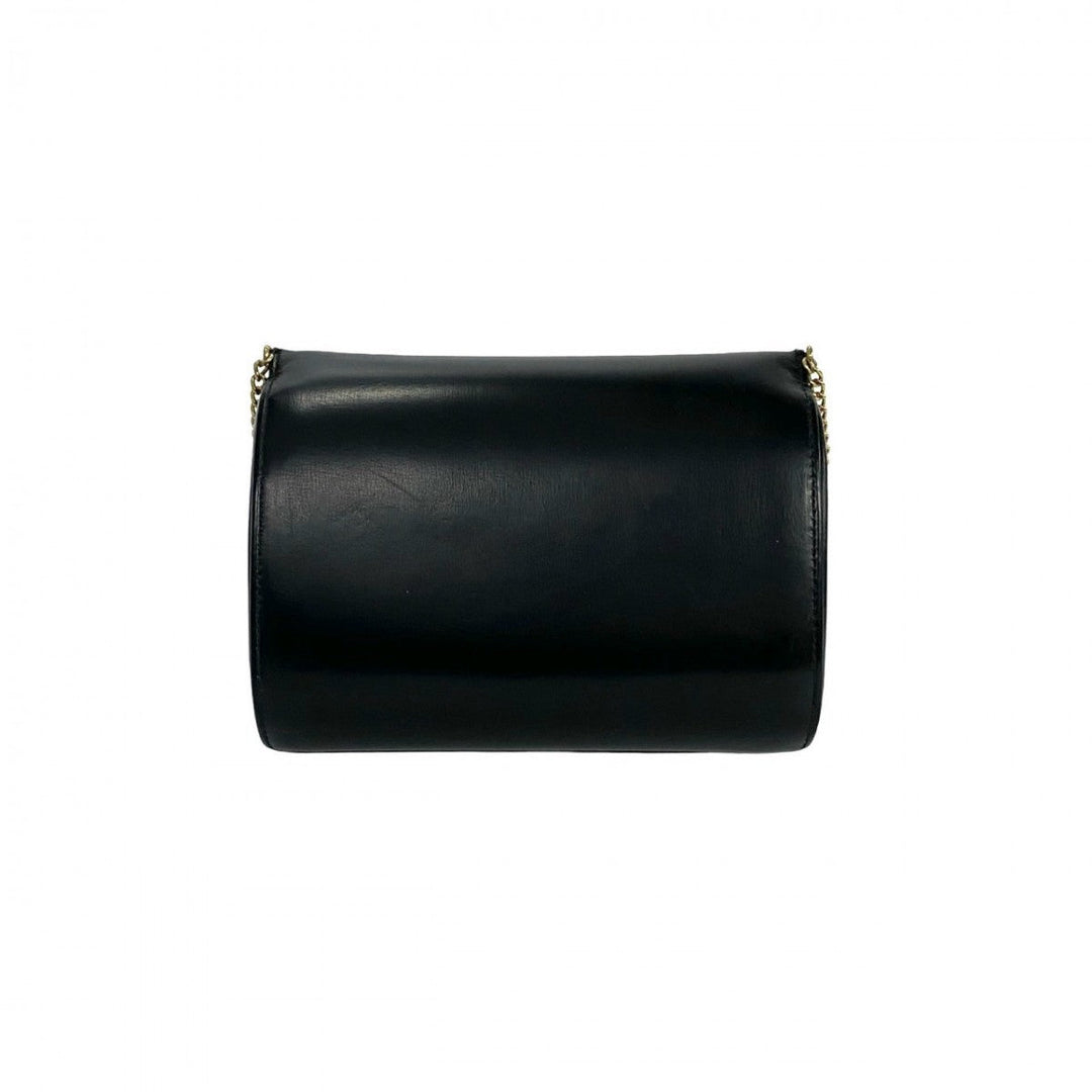 GUCCI Shoulder Bag leather black Old Gucci