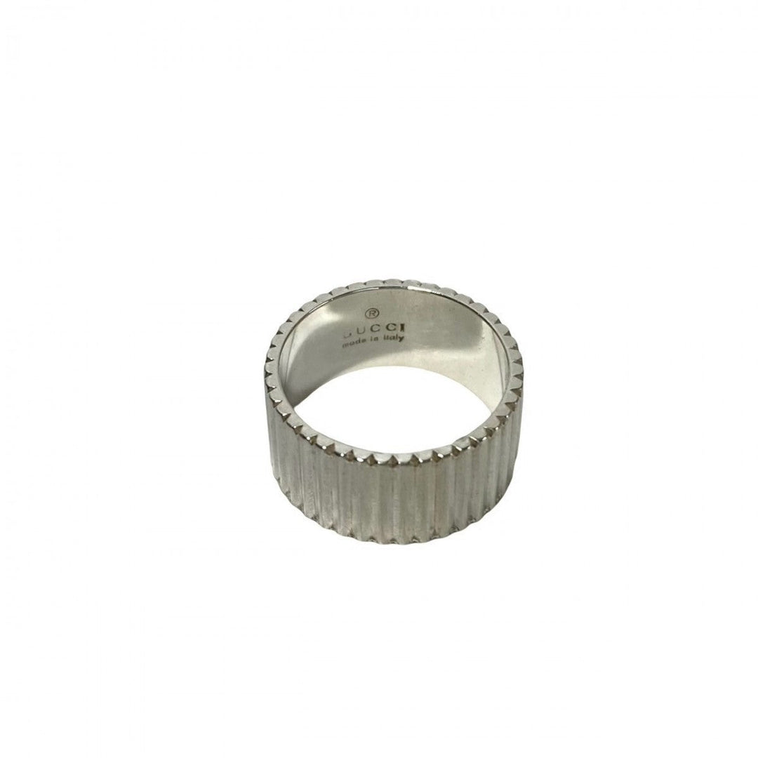 GUCCI Ring Silver925 Silver Coin Edge Ring