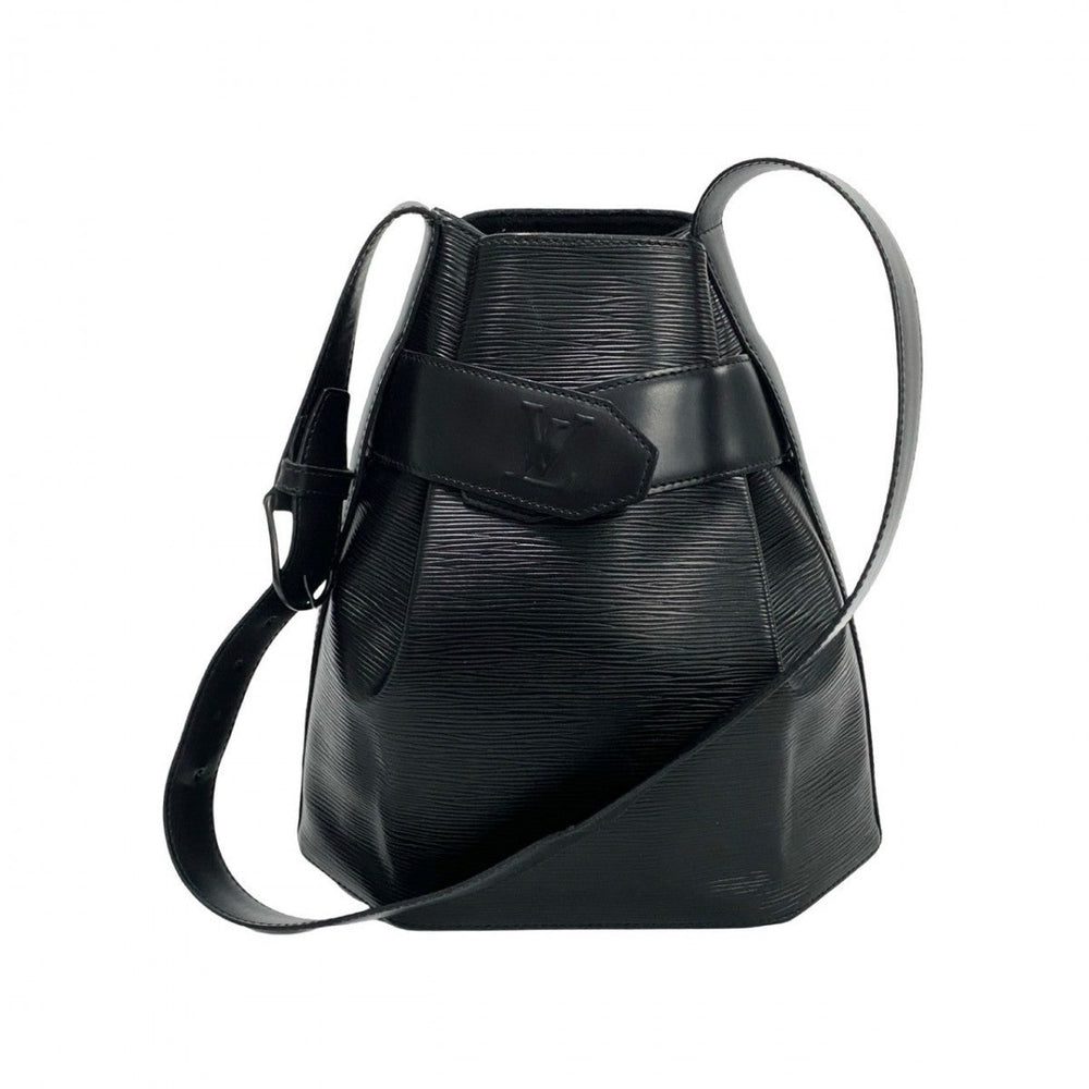 LOUIS VUITTON Shoulder Bag Epi Leather black Epi Sac De Paul PM