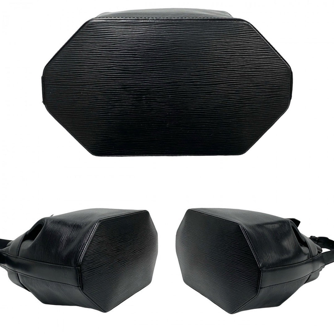 LOUIS VUITTON Shoulder Bag Epi Leather black Epi Sac De Paul PM