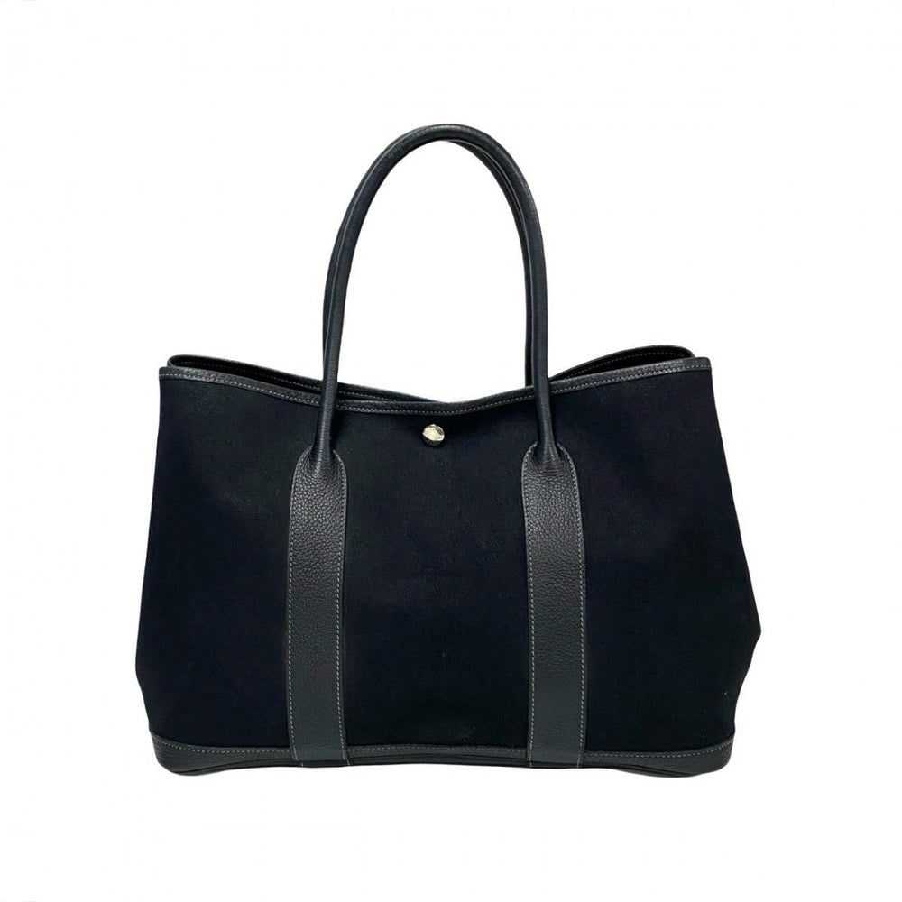 HERMES Handbag Towar Officier black Garden party PM