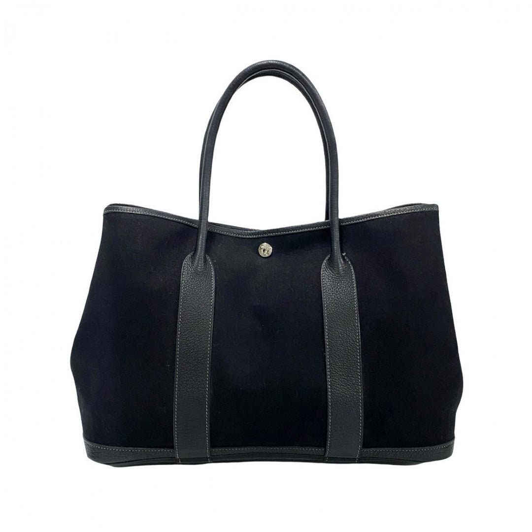 HERMES Handbag Towar Officier black Garden party PM