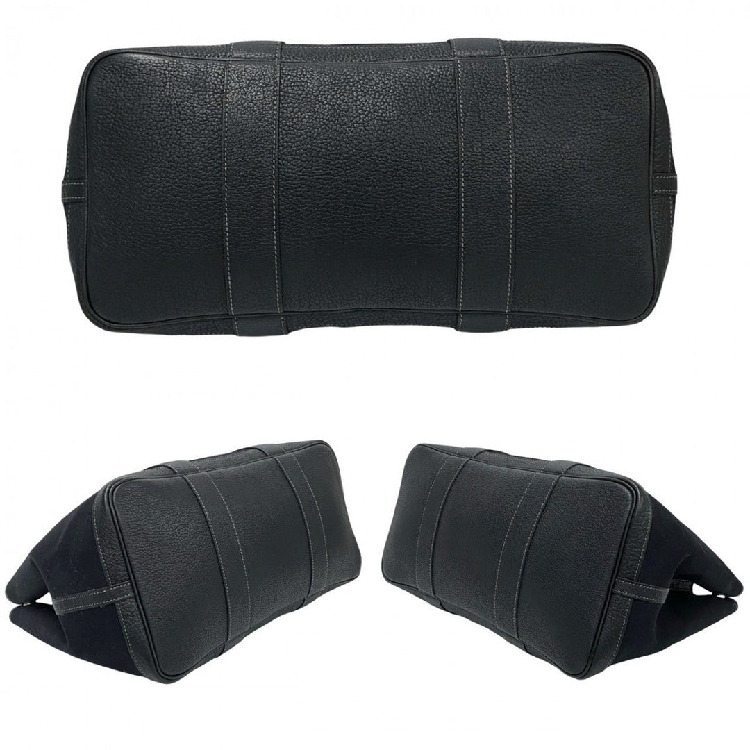 HERMES Handbag Towar Officier black Garden party PM
