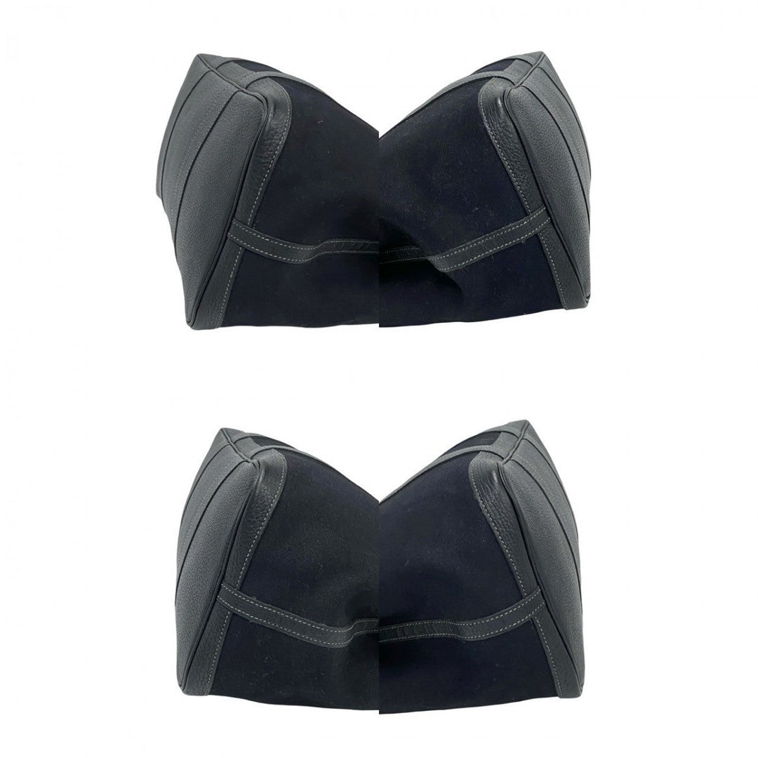HERMES Handbag Towar Officier black Garden party PM