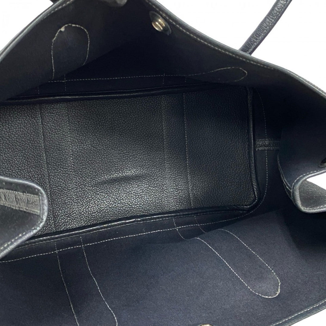 HERMES Handbag Towar Officier black Garden party PM