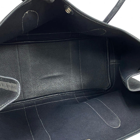 HERMES Handbag Towar Officier black Garden party PM