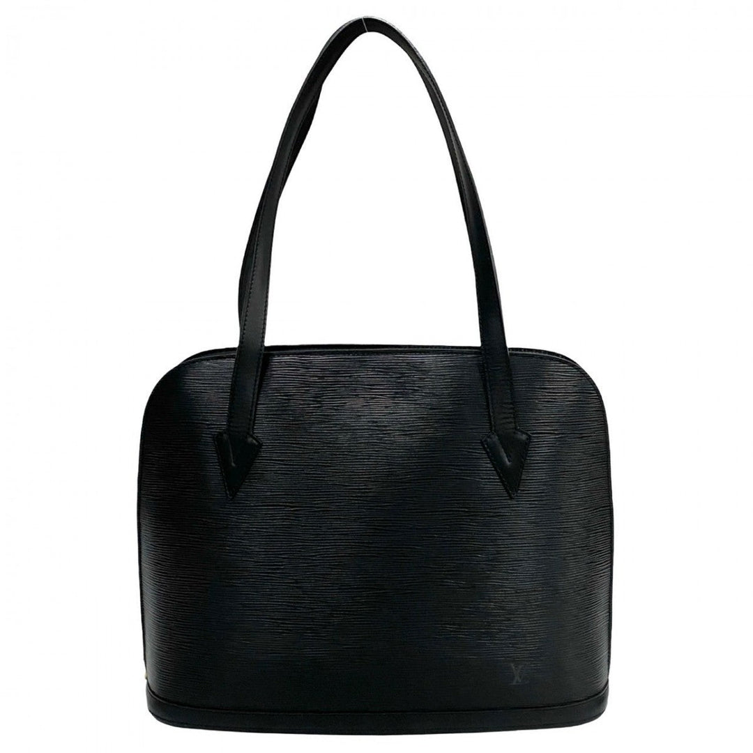 LOUIS VUITTON Tote Bag leather black Epi Ryu Sac