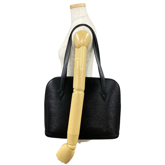 LOUIS VUITTON Tote Bag leather black Epi Ryu Sac