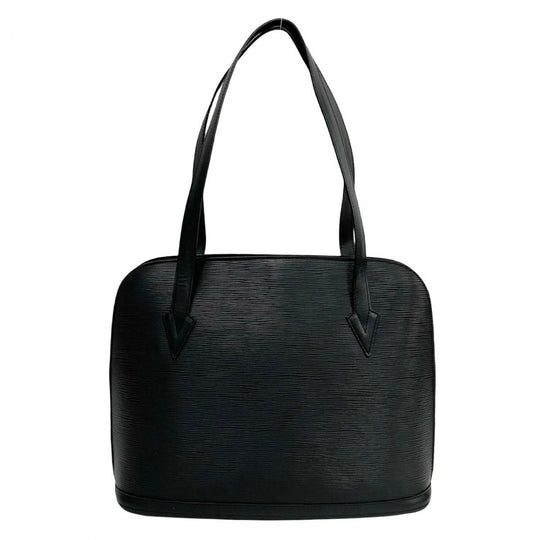 LOUIS VUITTON Tote Bag leather black Epi Ryu Sac