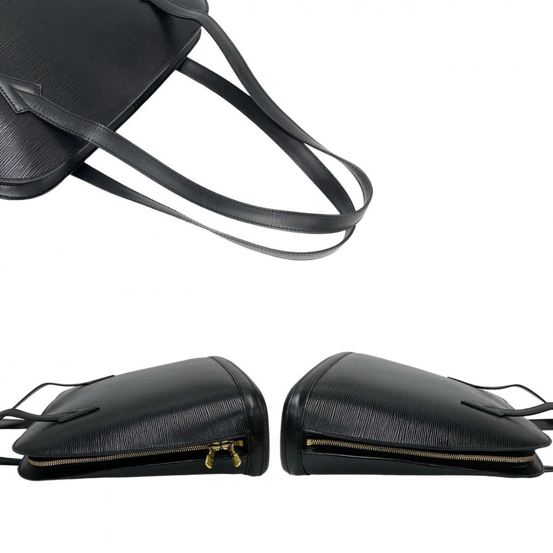 LOUIS VUITTON Tote Bag leather black Epi Ryu Sac