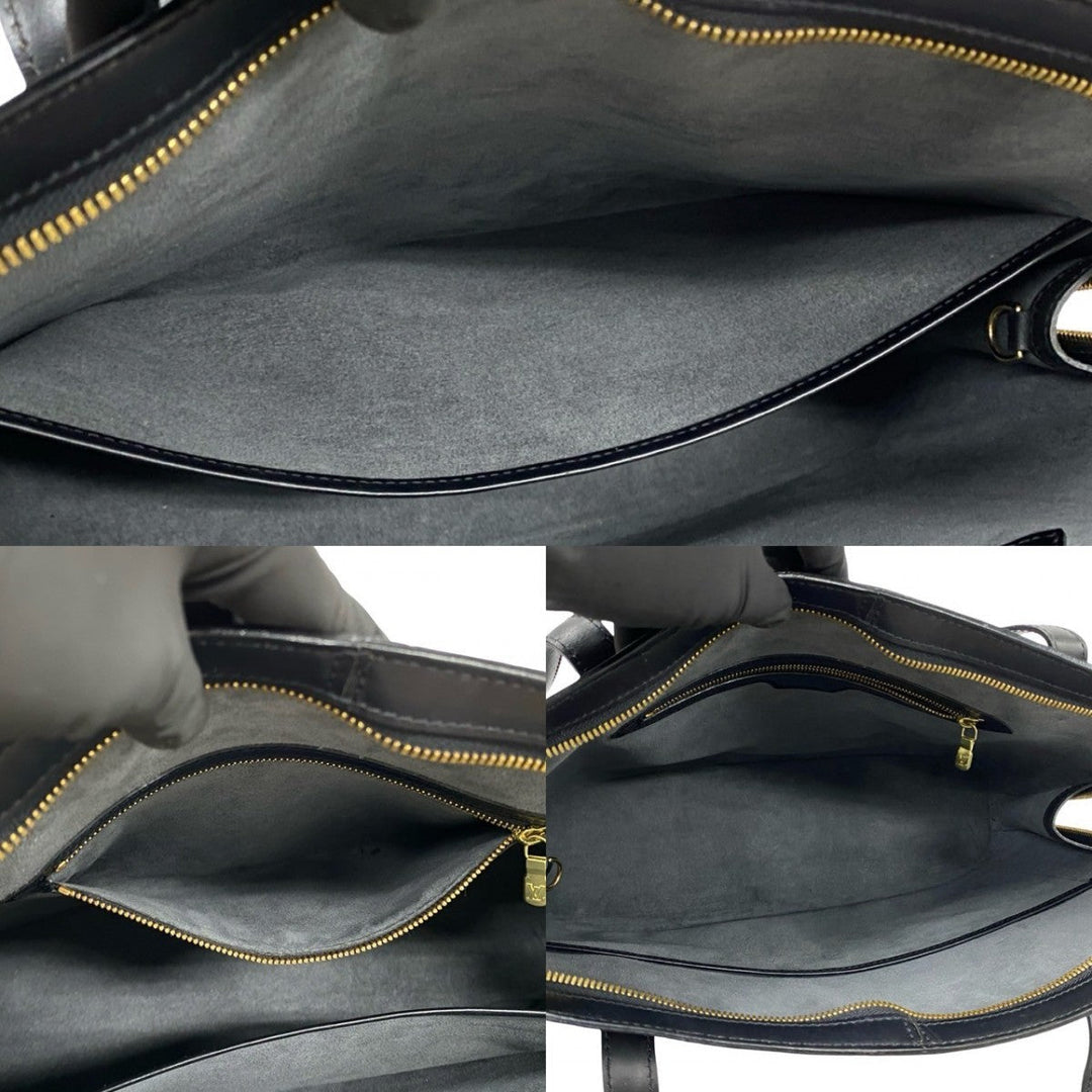 LOUIS VUITTON Tote Bag leather black Epi Ryu Sac