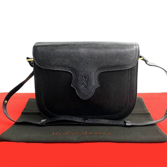 YVES SAINT LAURENT Shoulder Bag leather black