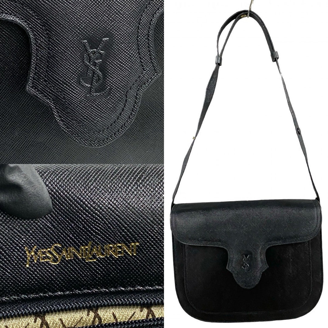 YVES SAINT LAURENT Shoulder Bag leather black
