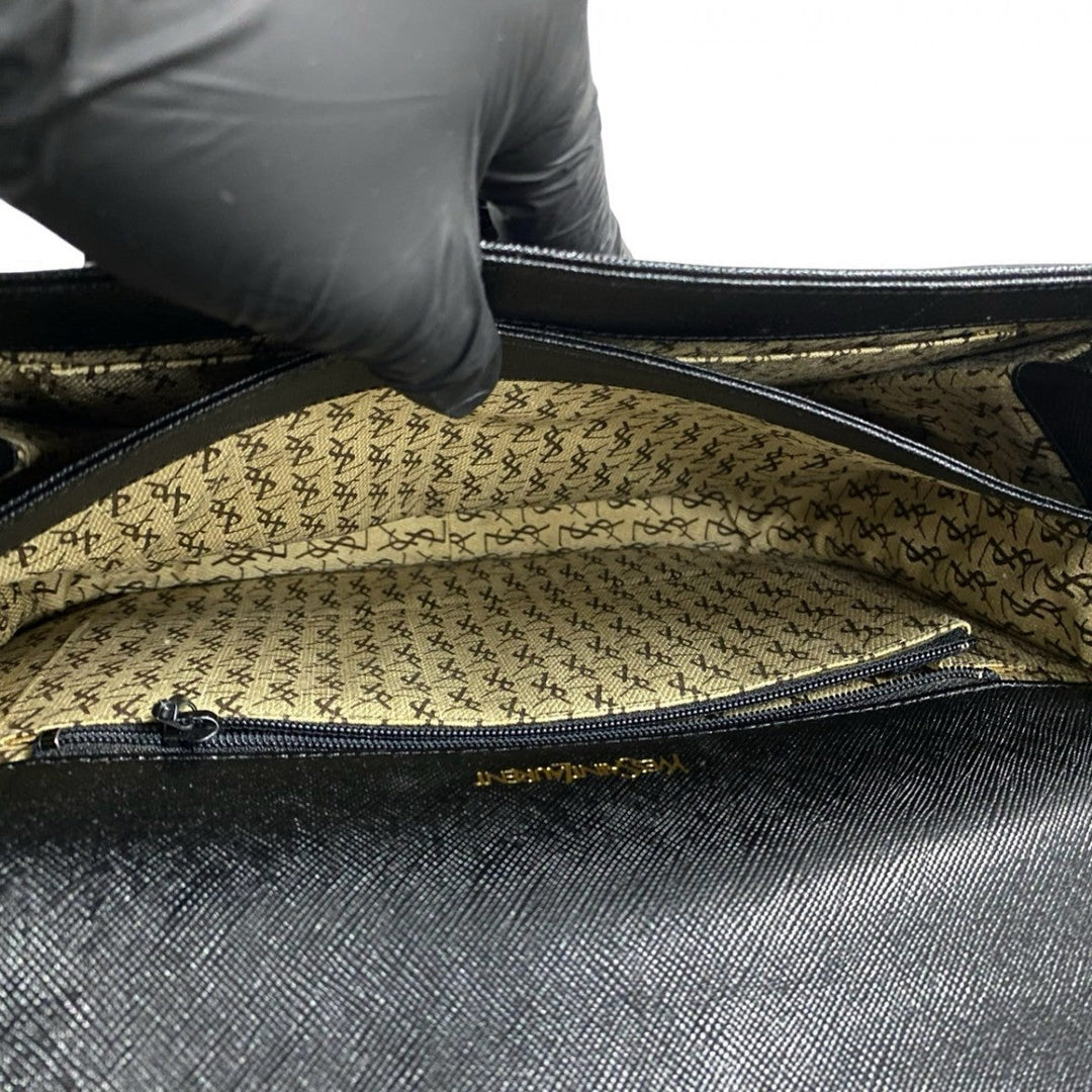 YVES SAINT LAURENT Shoulder Bag leather black