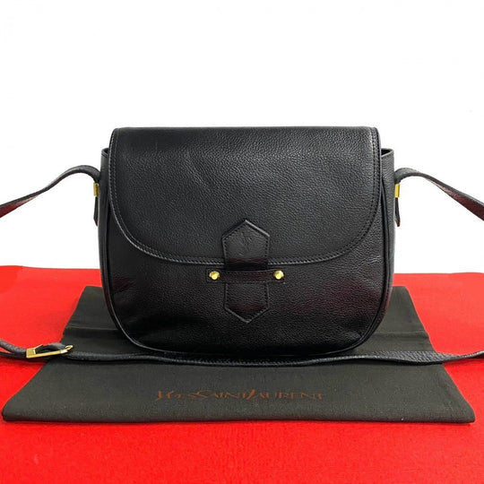 YVES SAINT LAURENT Shoulder Bag leather black