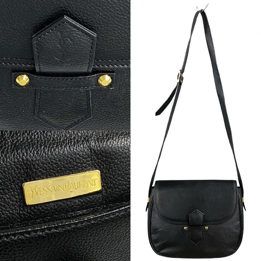YVES SAINT LAURENT Shoulder Bag leather black