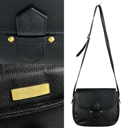 YVES SAINT LAURENT Shoulder Bag leather black