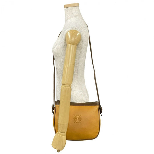 LOEWE Shoulder Bag leather Brown