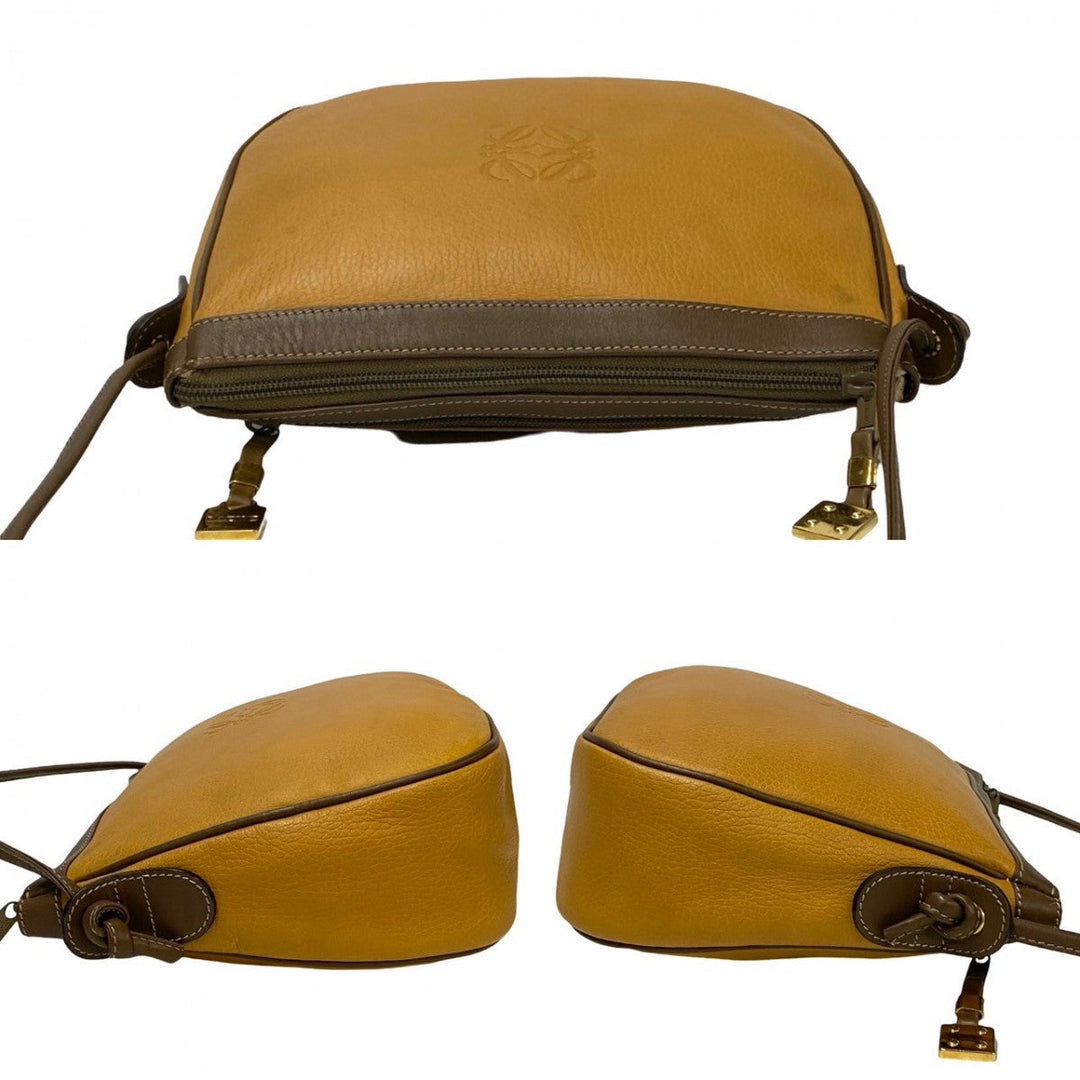 LOEWE Shoulder Bag leather Brown