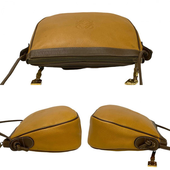 LOEWE Shoulder Bag leather Brown