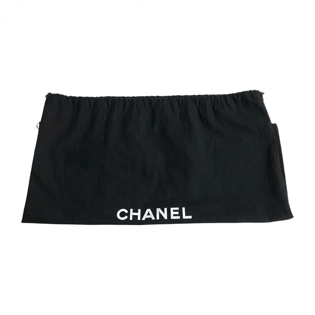 CHANEL Tote Bag lambskin black Matrasse
