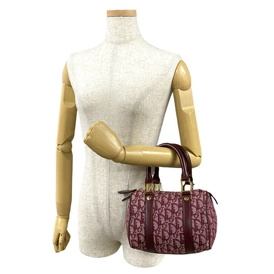 Dior Handbag leather wine-red