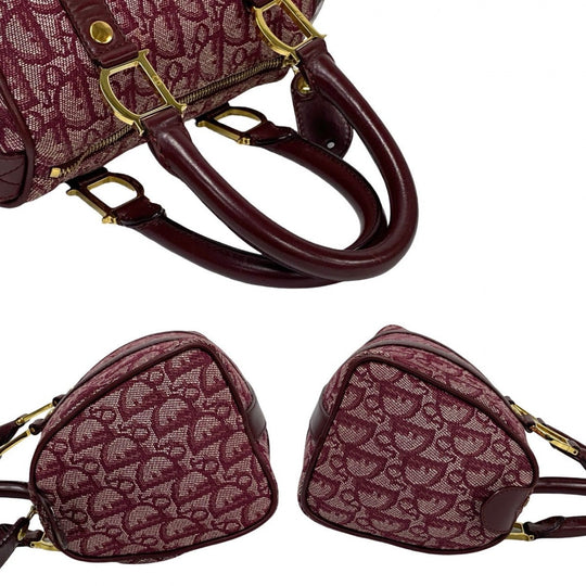 Dior Handbag leather wine-red