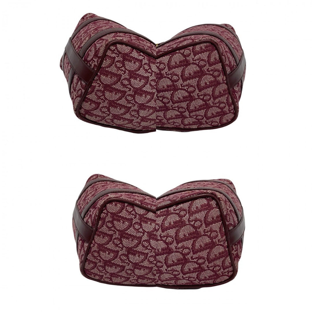 Dior Handbag leather wine-red