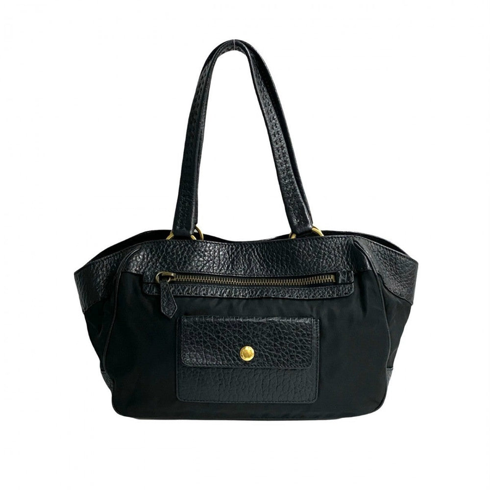 PRADA Tote Bag leather black