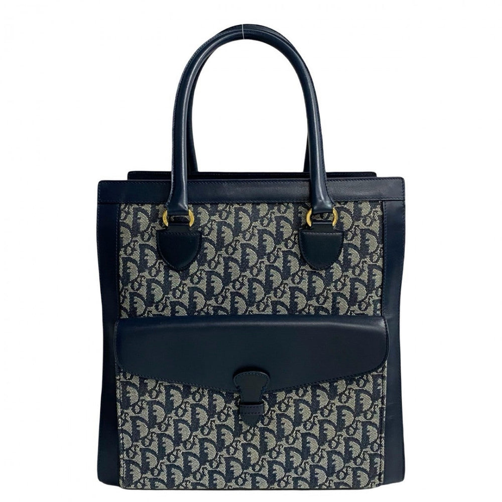 Dior Tote Bag leather Navy