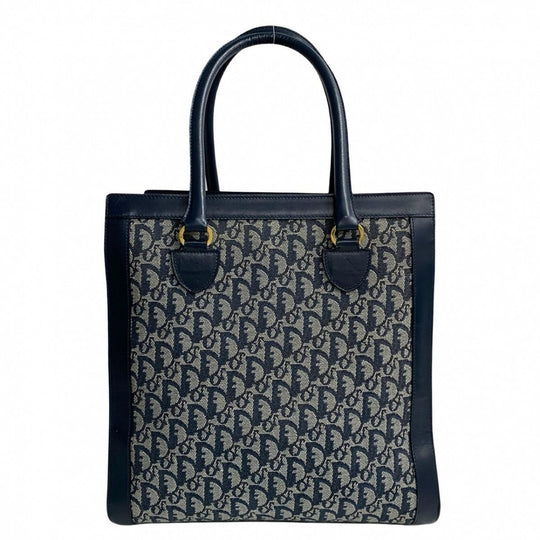 Dior Tote Bag leather Navy