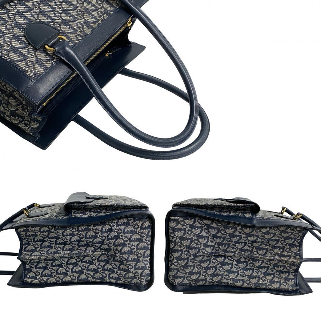 Dior Tote Bag leather Navy