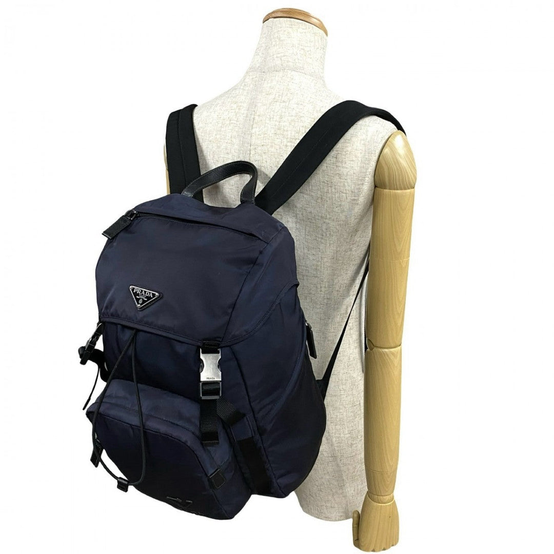 PRADA Backpack Nylon Navy