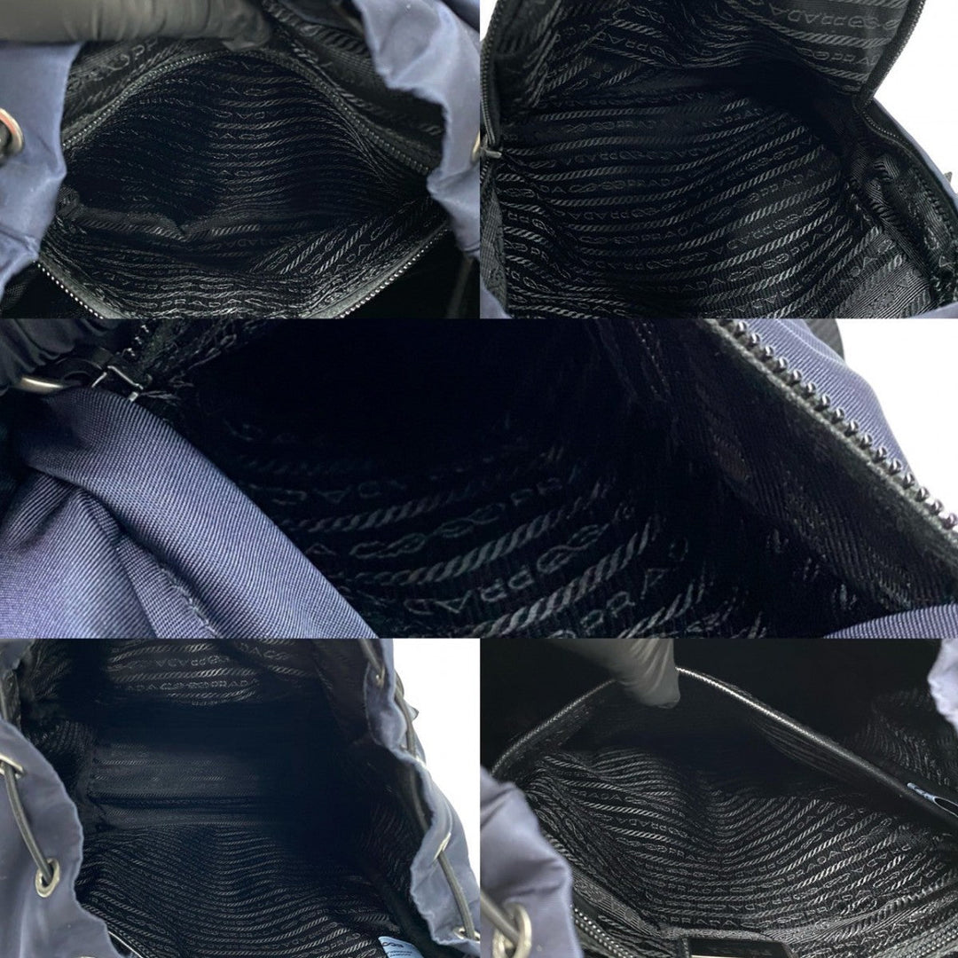 PRADA Backpack Nylon Navy