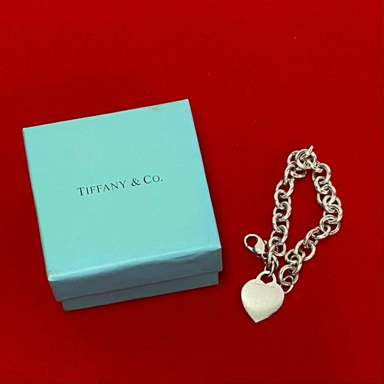 TIFFANY&Co. bracelet Silver925 Silver Return to Heart Breath