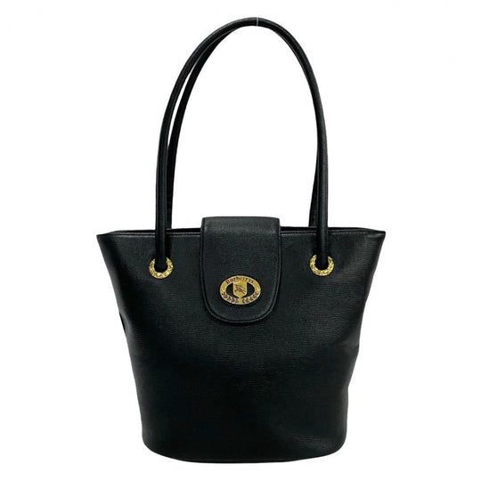 BURBERRY Tote Bag leather black