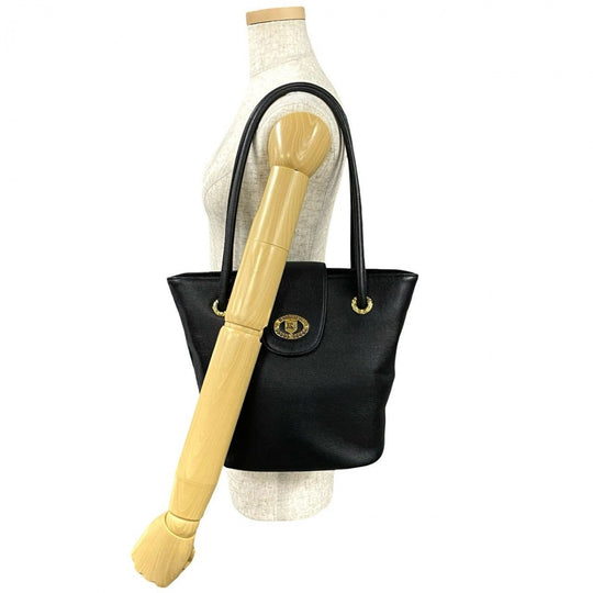 BURBERRY Tote Bag leather black