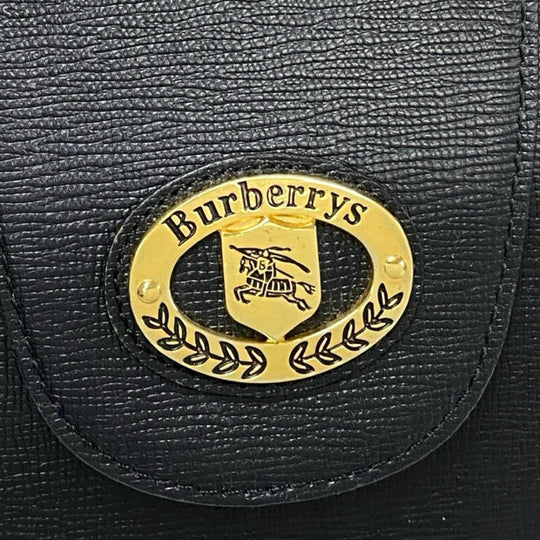 BURBERRY Tote Bag leather black