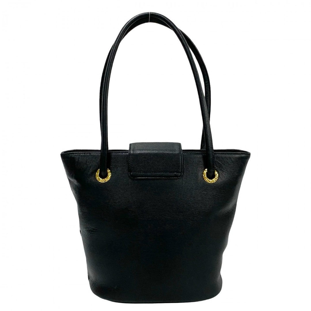BURBERRY Tote Bag leather black