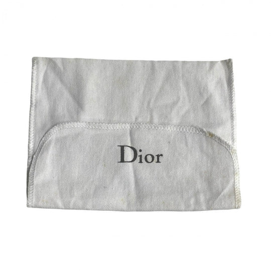 Dior Tri-fold wallet leather black Saddle wallet