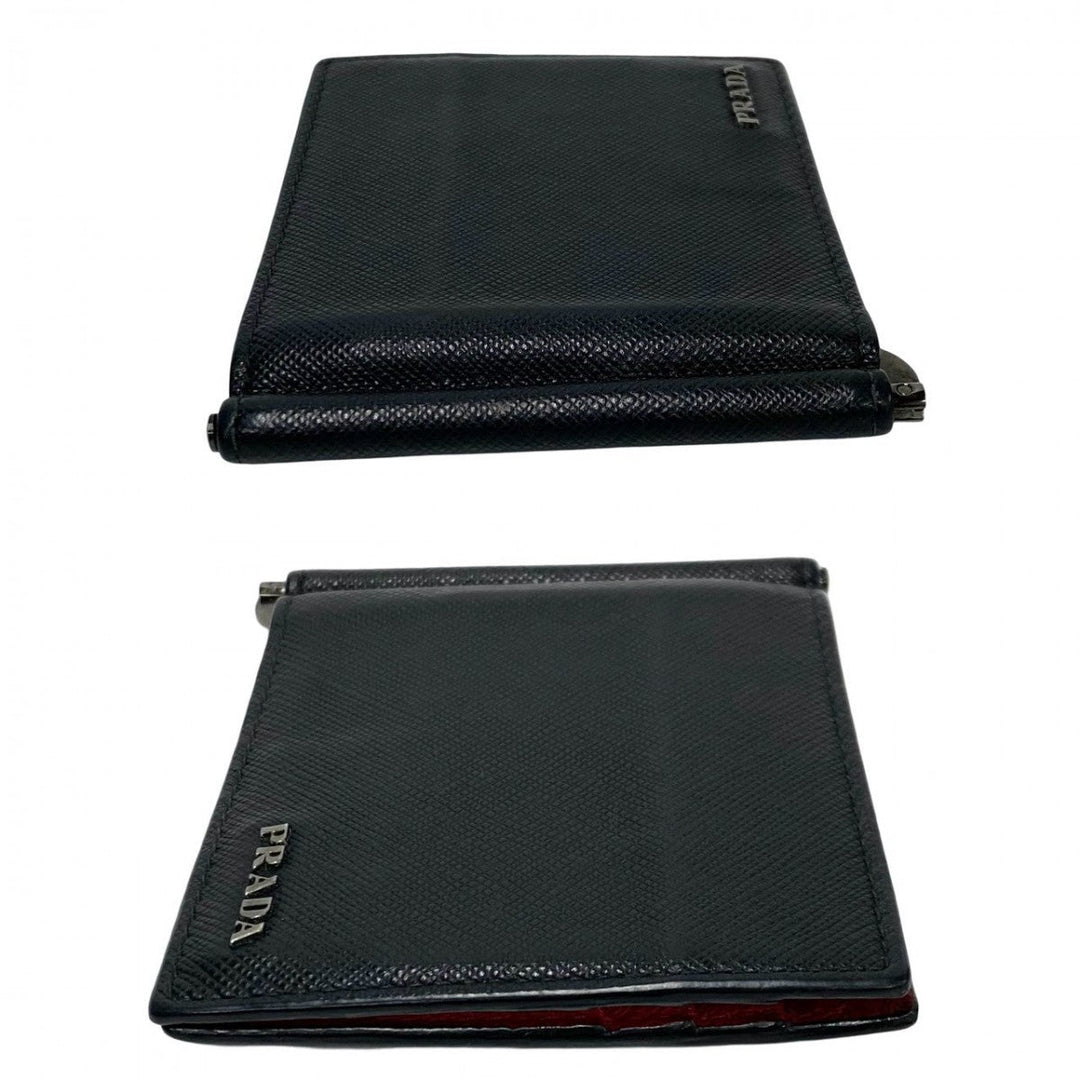 PRADA Bifold Wallet leather black