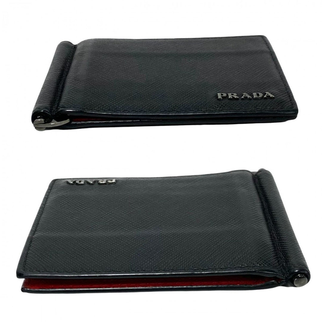 PRADA Bifold Wallet leather black