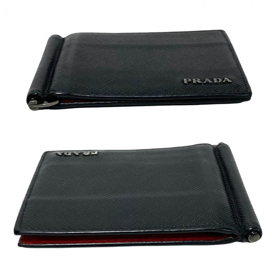 PRADA Bifold Wallet leather black