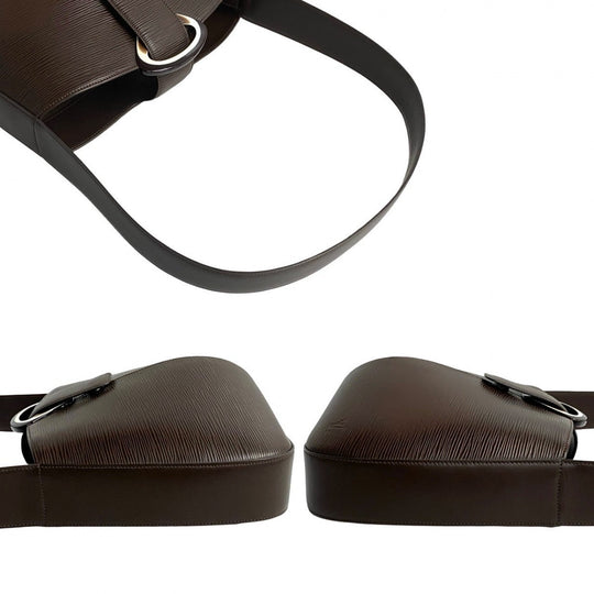 LOUIS VUITTON Shoulder Bag leather Brown Epi Revli