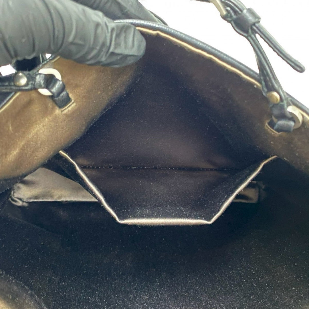 PRADA Handbag leather black