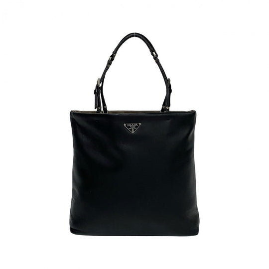 PRADA Handbag leather black