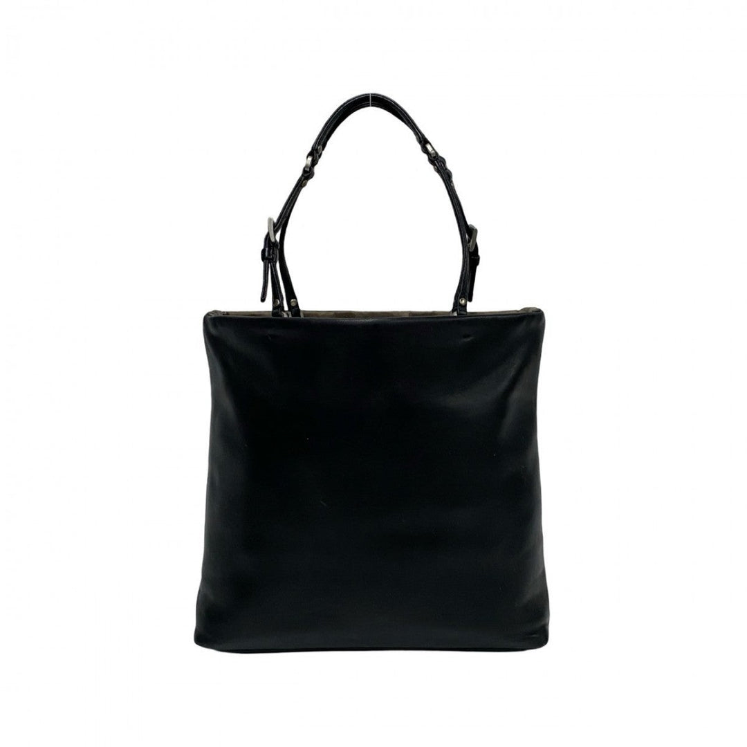 PRADA Handbag leather black